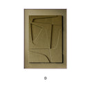 Three-Dimensional Abstract Morandi Geometric Wall Art