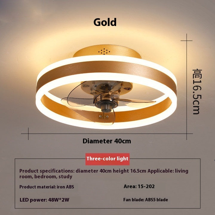Invisible LED Ceiling Fan Lights | Sleek Bedroom & Living Room Fan
