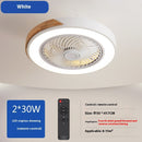 Solid Wood Ceiling Fan Lamp | Bedroom & Dining