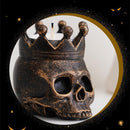 Halloween Themed Pumpkin Lantern Skull Candle Stand