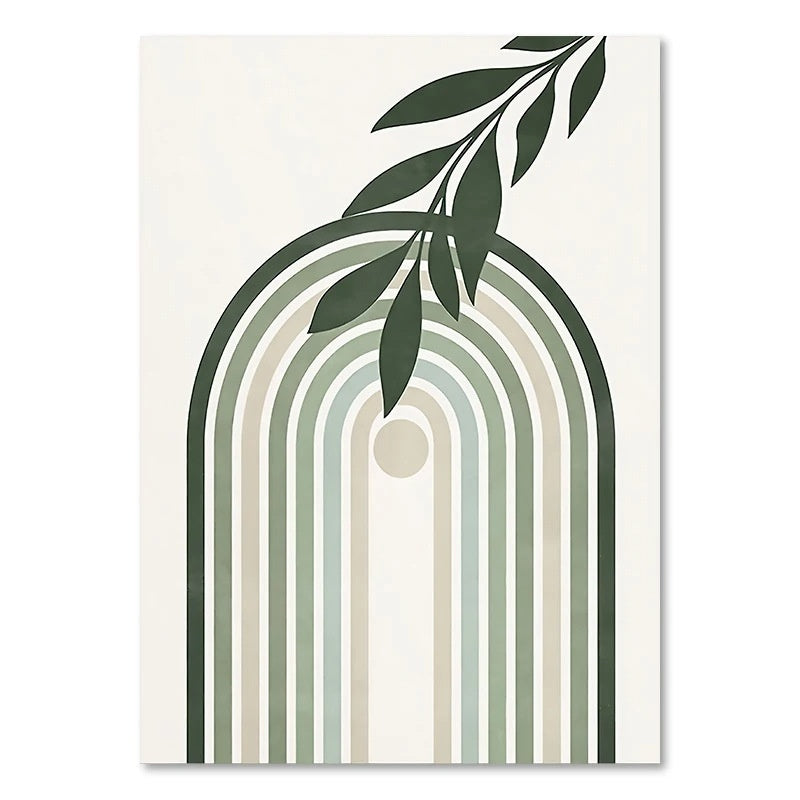 Green Plant Decorative Painting Wall Art