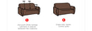 Single double triple four seater sofa cover