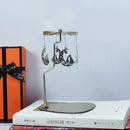 Creative Scented Candles Triangular Tray Rotating Candle Holder