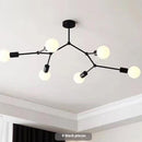 Simple Iron Chandelier | Bedroom & Living Room Ceiling Lamp