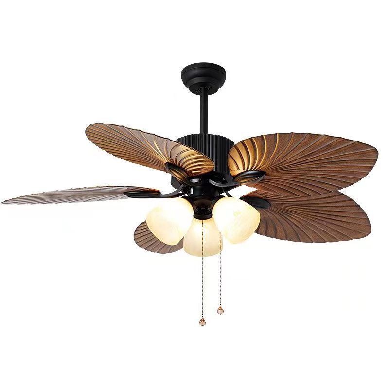 Retro Fan-Style Ceiling Lamp | Mute Frequency Conversion Light