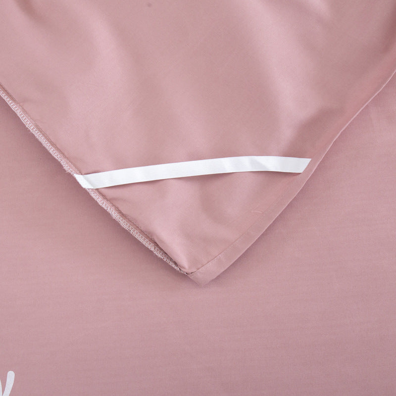 Solid color bedspread bed cover