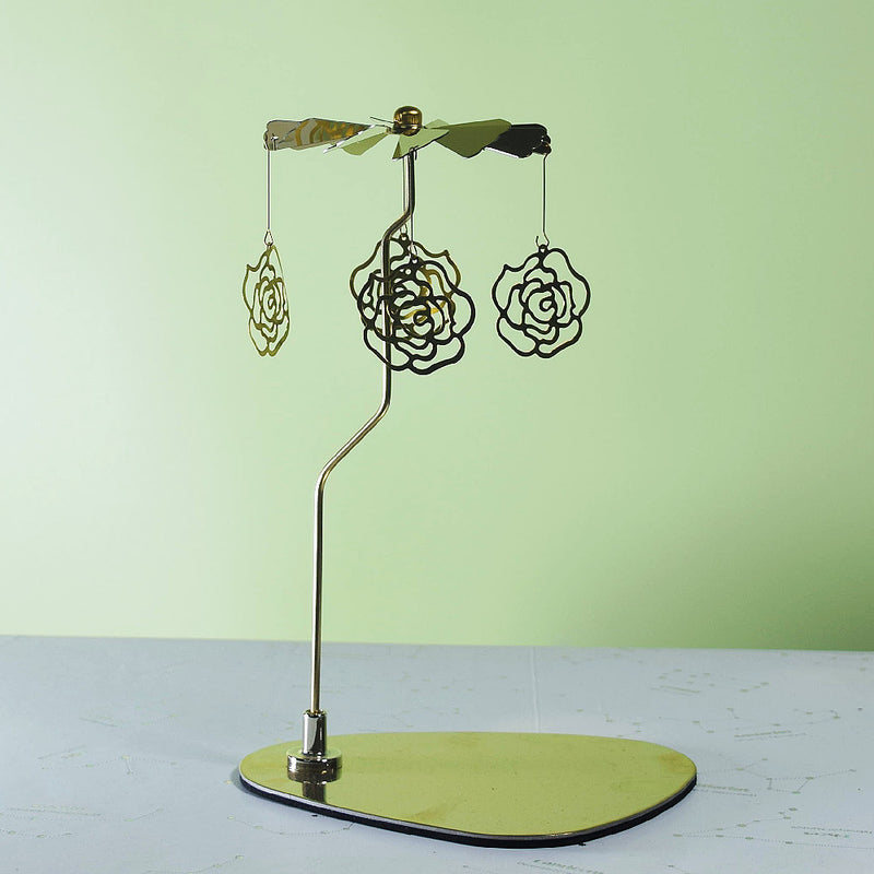 Creative Scented Candles Triangular Tray Rotating Candle Holder