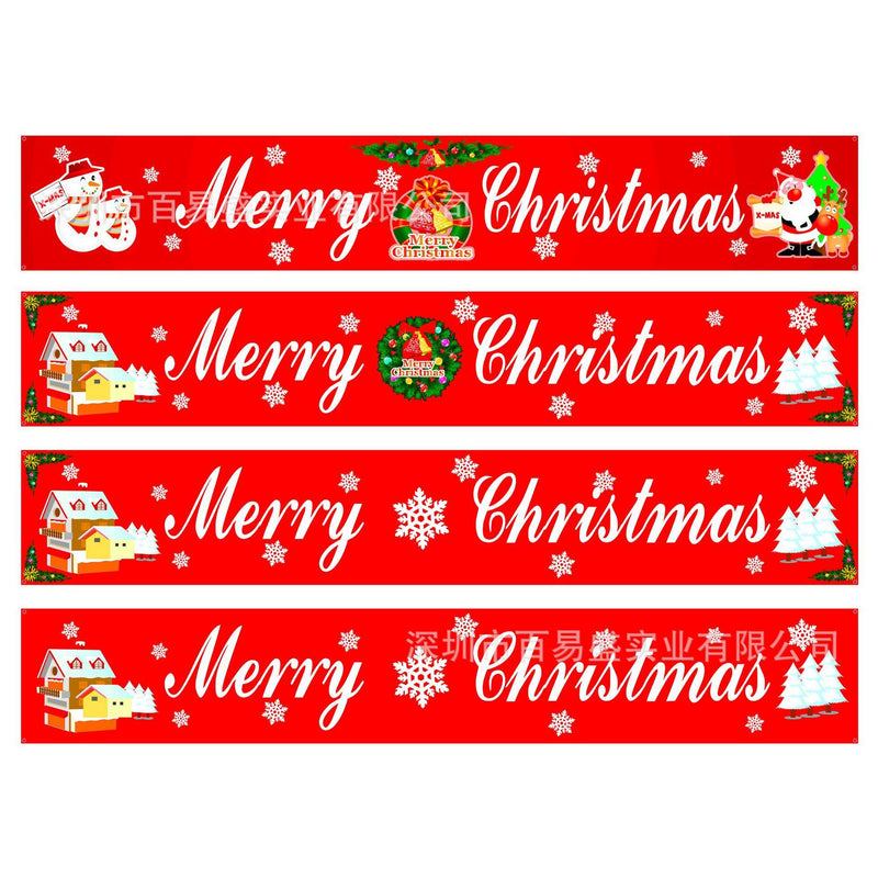 Christmas Decorations Set – Curtains & Hanging Flags