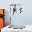 Creative Scented Candles Triangular Tray Rotating Candle Holder