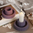 Striped Candle Holder Aroma Candle Holder Silicone Mold