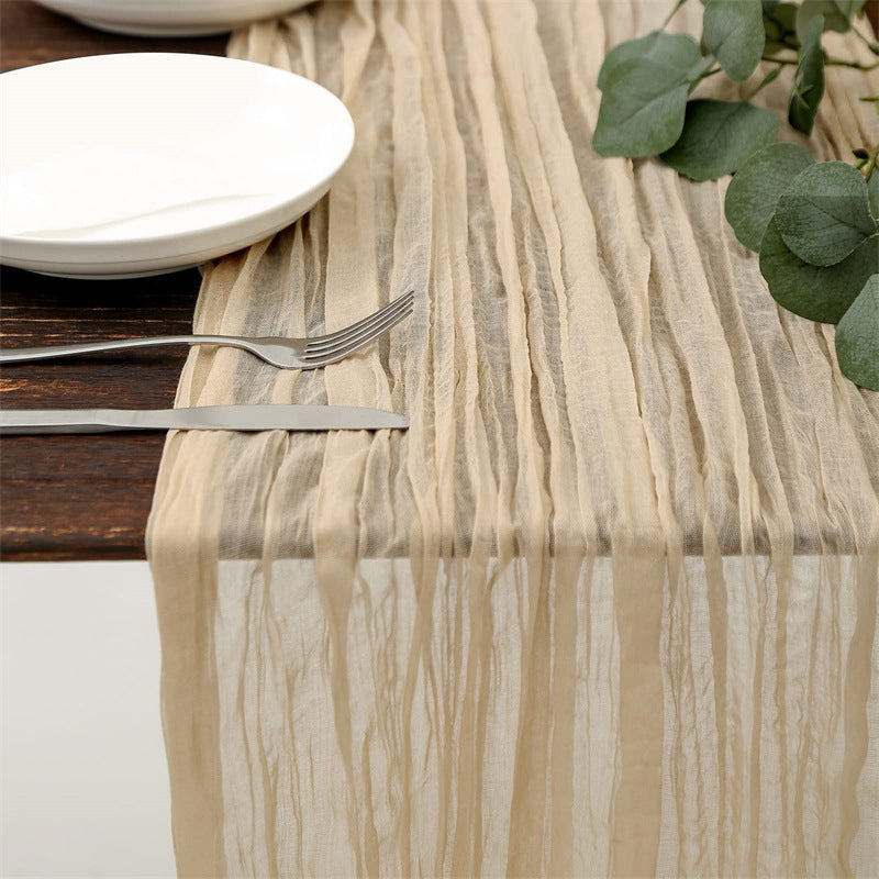 Voile Champray Table Runner Party Decoration Table Runner
