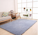 White Fluffy Area Rug