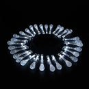 LED Outdoor Water Drops Solar Lamp String Lights LED Fairy Holiday Christmas Party Garland Garden Waterproof