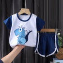 Children's Short-sleeved Suit Korean Clothing