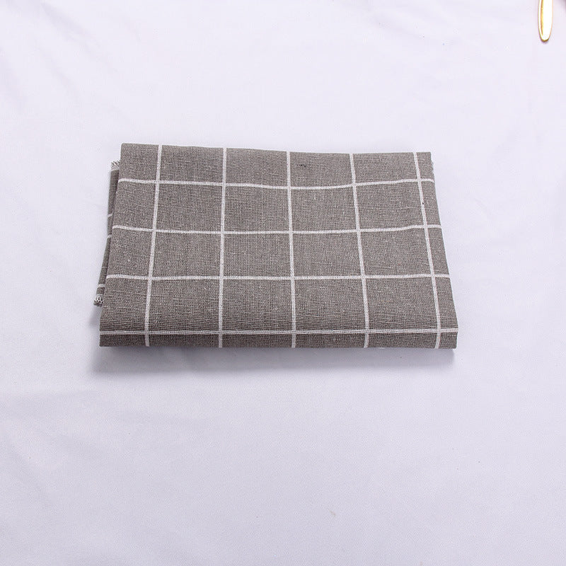 Plaid table mat placemat napkin