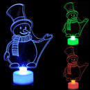Colorful glowing Christmas tree ornaments