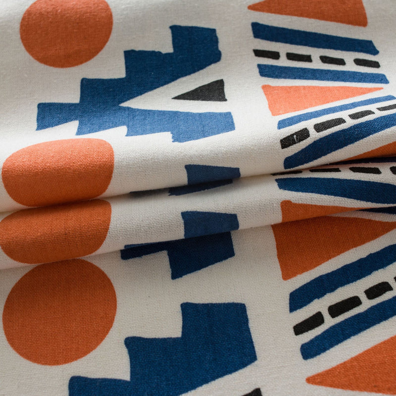 Curtain Cotton And Linen Printed Colorful Fur Ball Bohemian Style Country