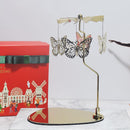 Creative Scented Candles Triangular Tray Rotating Candle Holder