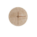 Round Clock Yellow Cave Stone Wall Lamp
