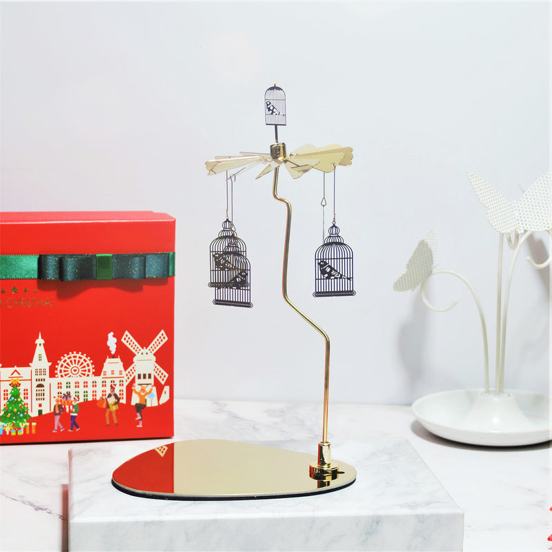 Creative Scented Candles Triangular Tray Rotating Candle Holder