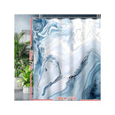 Blue Marble Ornament Style Shower Curtain
