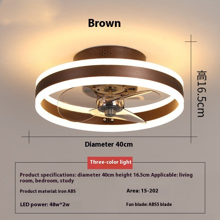 Invisible LED Ceiling Fan Lights | Sleek Bedroom & Living Room Fan