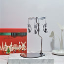 Creative Scented Candles Triangular Tray Rotating Candle Holder