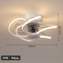 Nordic LED Fan Lamp | Remote-Controlled Bedroom & Living Room