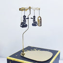 Creative Scented Candles Triangular Tray Rotating Candle Holder