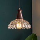 Brass Ceramic Bedside Droplight | Stylish Bedroom Lighting