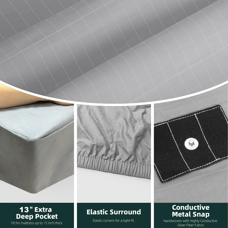 Pure Cotton Grounding Bedspread Silver Fiber Anti-static Bedspread