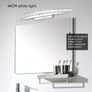 LED Simple Bathroom Shower Room Wall Lamp Crystal Mirror Headlight