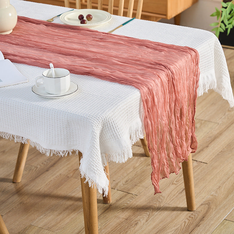 Voile Champray Table Runner Party Decoration Table Runner