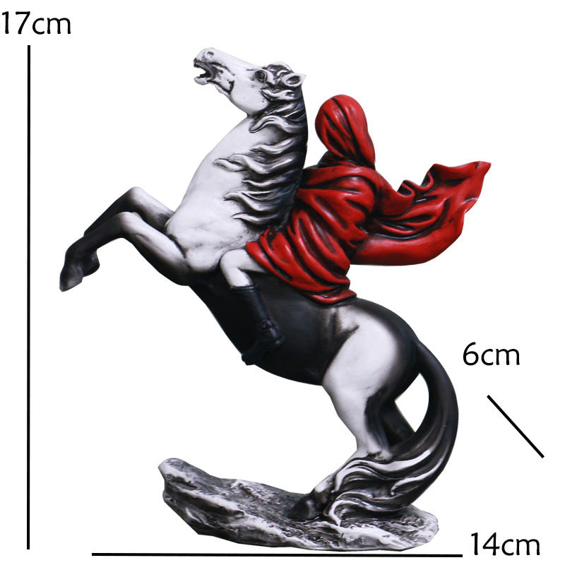 Resin Girl & Balloon Sculpture – Living Room Décor