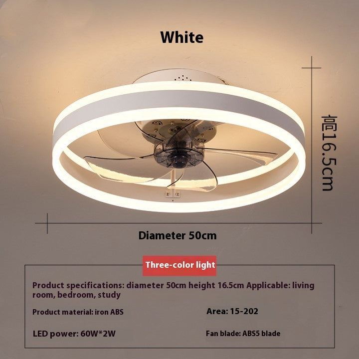 Invisible LED Ceiling Fan Lights | Sleek Bedroom & Living Room Fan