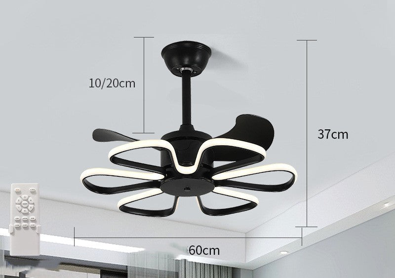 Variable Frequency Ceiling Fan Lamp | Efficient Bedroom Cooling
