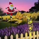 Creative Solar-Powered Santa Yard Decoration Light