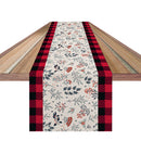 Christmas Table Runner Plaid Pattern