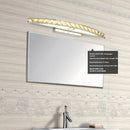 LED Simple Bathroom Shower Room Wall Lamp Crystal Mirror Headlight
