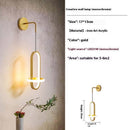 Nordic Light Luxury Wall Background Wall Bedroom Bedside Lamp