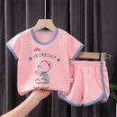 Children's Short-sleeved Suit Korean Clothing