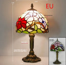 Lamp Bedroom Bedside Lamp Retro Bar Yellow Glass Lamp Resin Base Table Lamps Makeup Table Side Table Led Lights