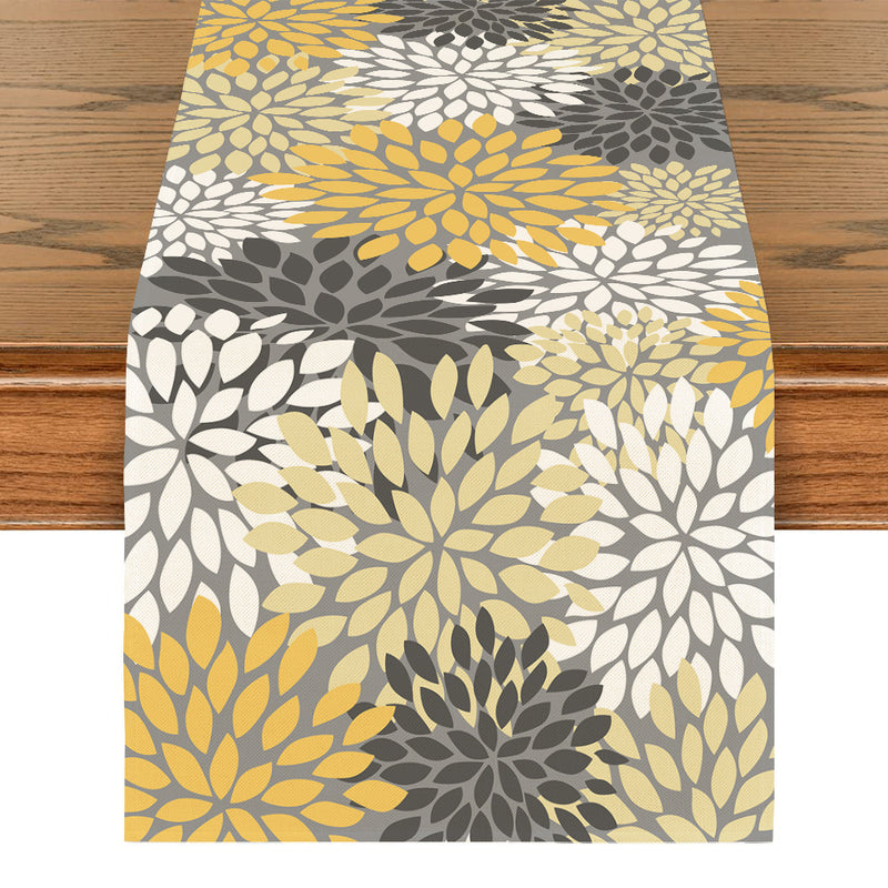 Art Table Runner Farmhouse Polyester Tablecloth