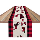 Christmas Table Runner Plaid Pattern