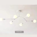 Simple Iron Chandelier | Bedroom & Living Room Ceiling Lamp
