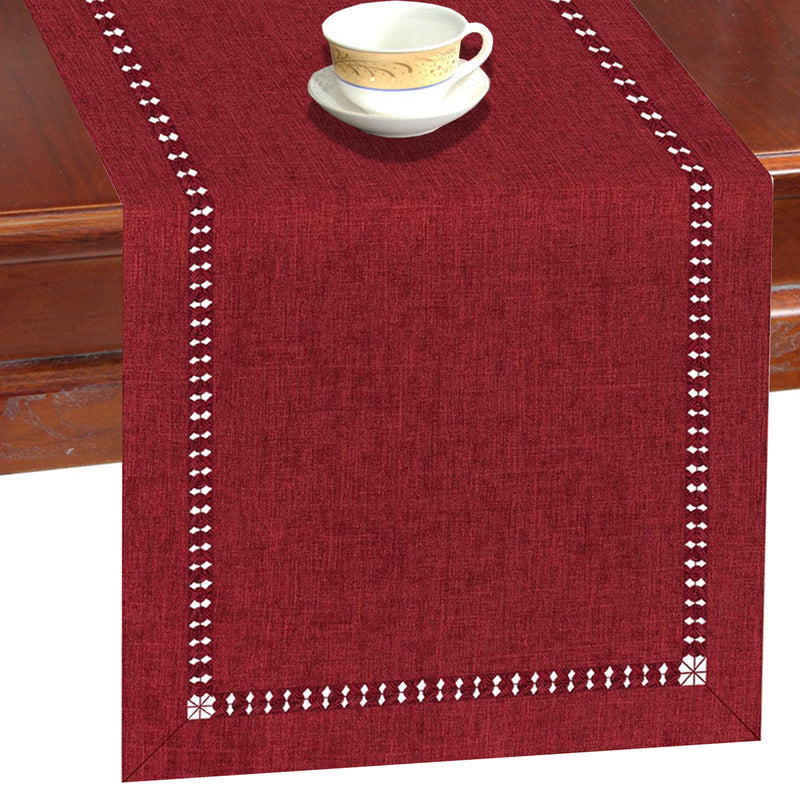 Coffee Table Imitation Linen Polyester Rayon Table Runner