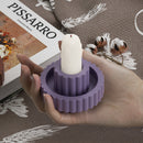 Striped Candle Holder Aroma Candle Holder Silicone Mold