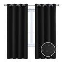 Full Blackout Hot Sale Curtain With Black Lining On The Back