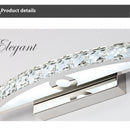 LED Simple Bathroom Shower Room Wall Lamp Crystal Mirror Headlight