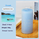 Cylindrical Color Aromatherapy Candle Brilliant Fragrance Candle Smokeless Candles